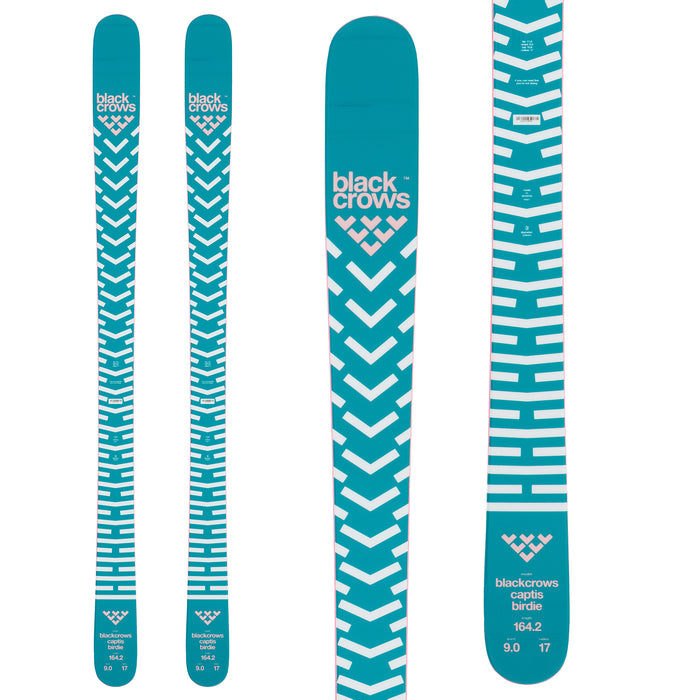Black Crows Captis Birdie Skis + Salomon Warden 11 Demo Ski Bindings - Women's 2022