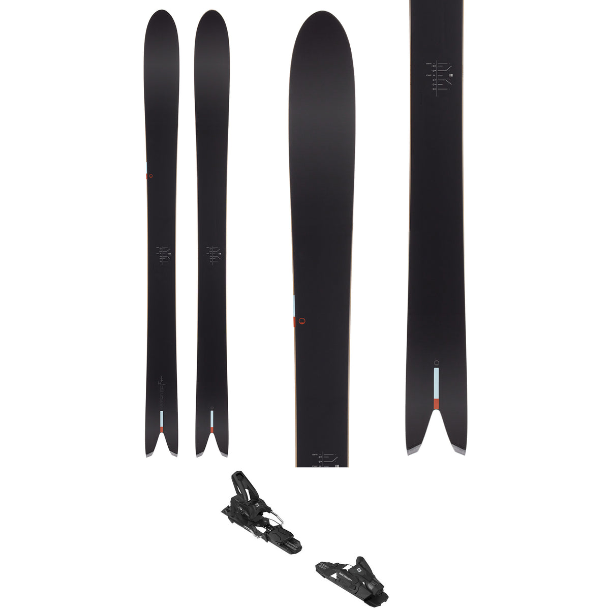 Season Forma Skis + Salomon Strive 13 Demo Ski Bindings