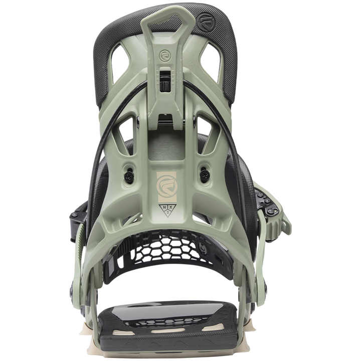Flow NX2 Hybrid Snowboard Bindings 2024 Olive