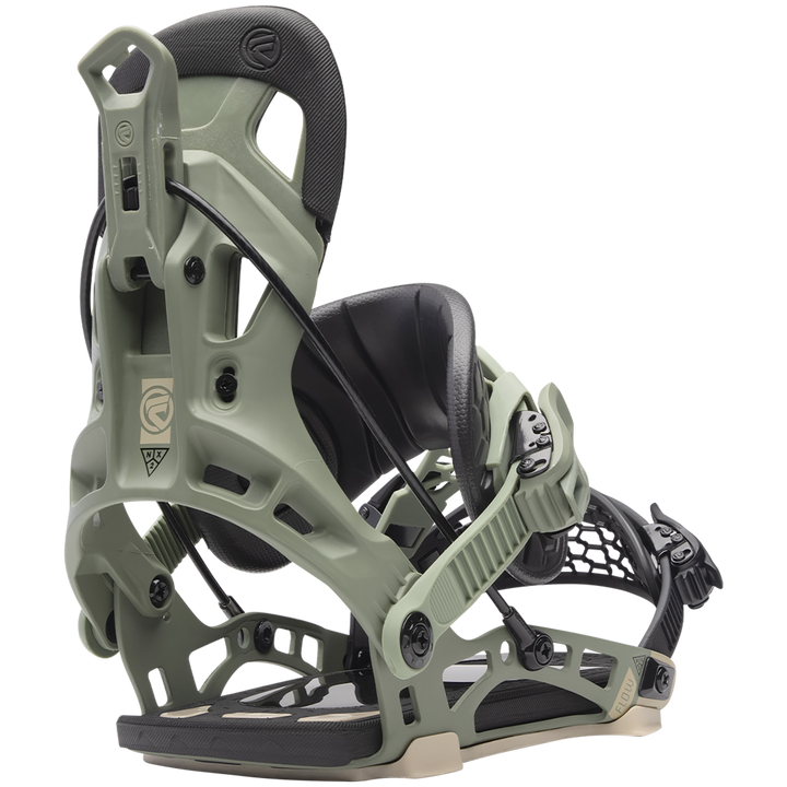 Flow NX2 Hybrid Snowboard Bindings 2024 Olive