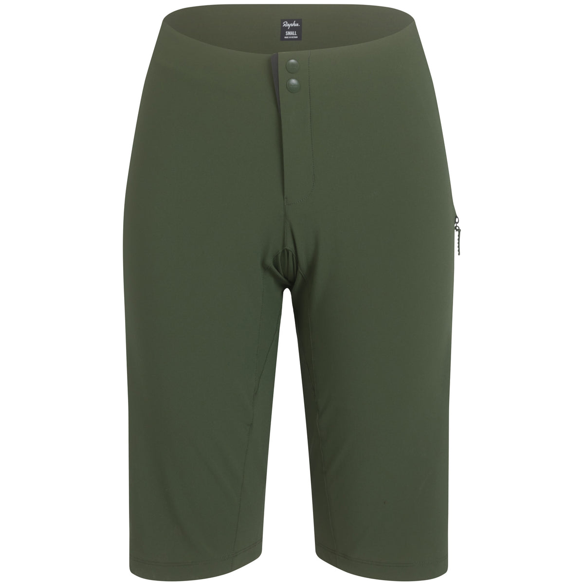 Rapha Trail Fast & Light Shorts - Women's Deep Olive Green/Olive Green