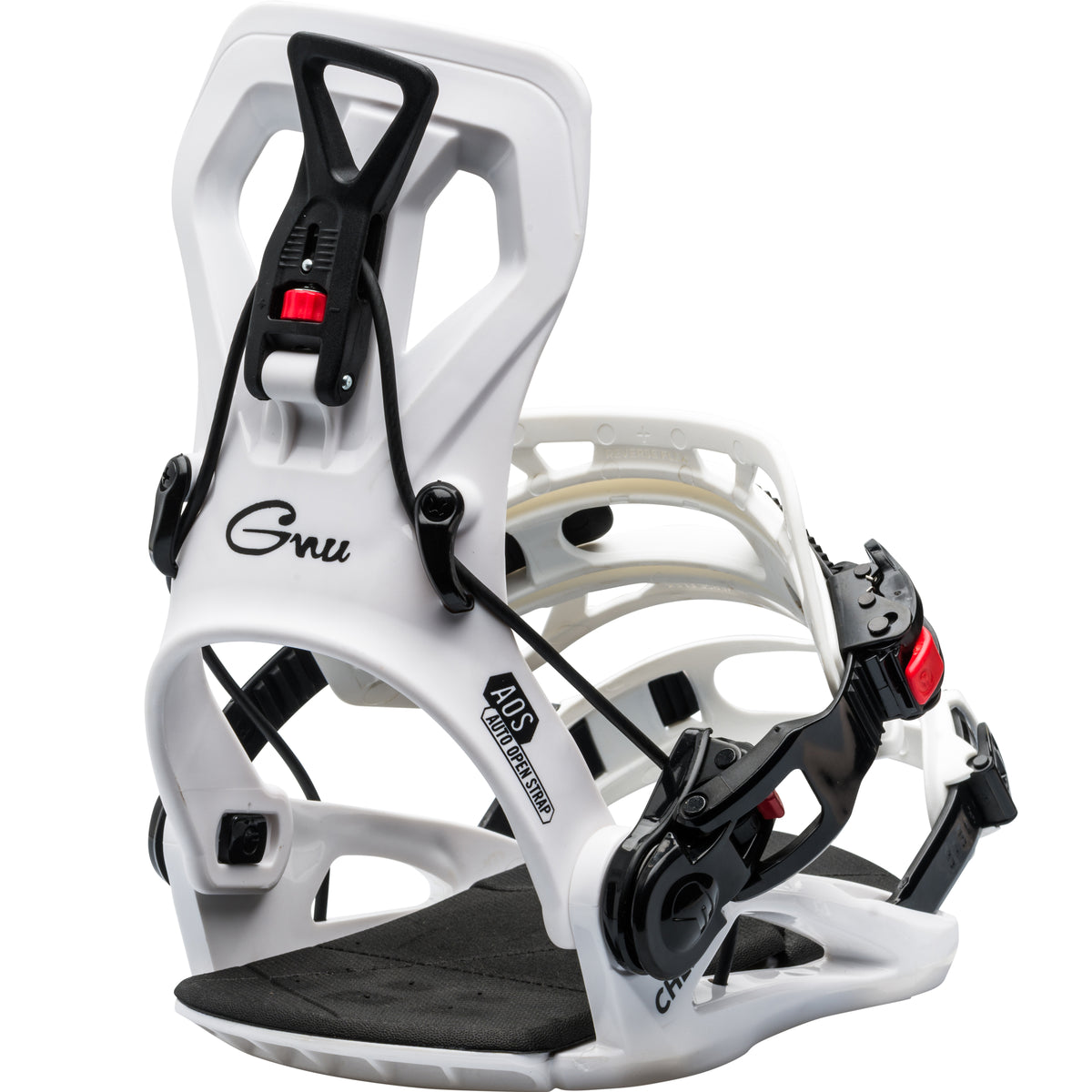 GNU Cheeter Snowboard Bindings 2024 White