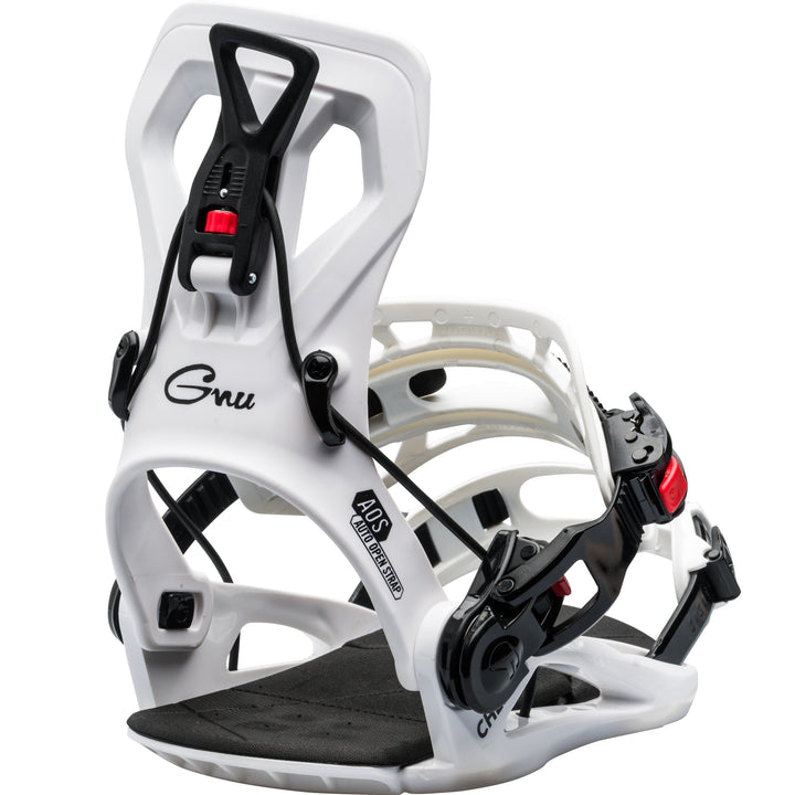 GNU Cheeter Snowboard Bindings 2024 White