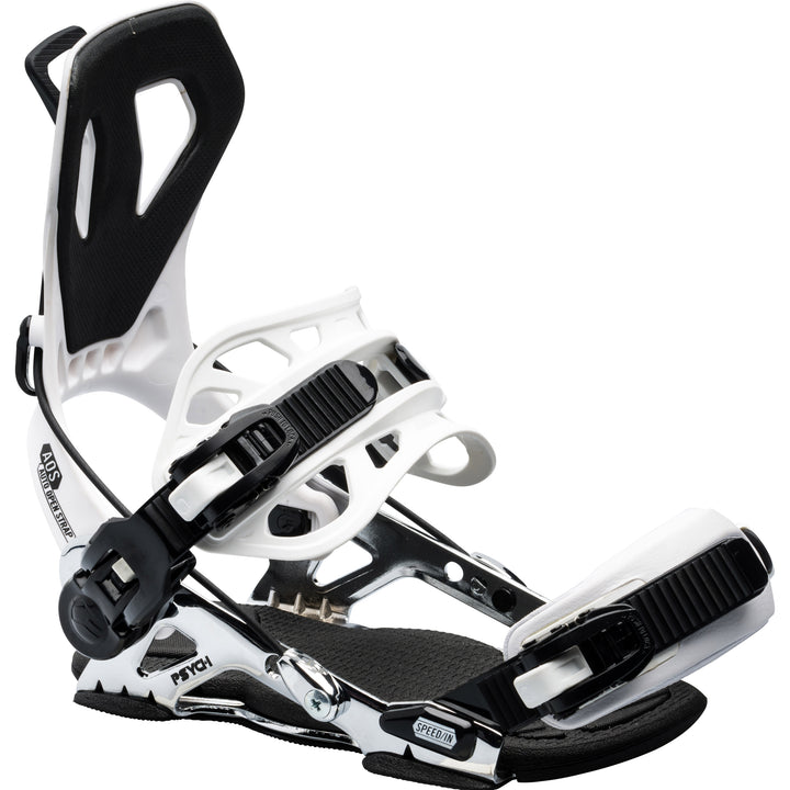 GNU Psych Snowboard Bindings 2024 White