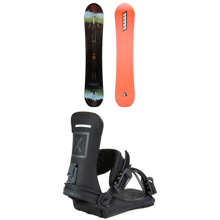 K2 Antidote Snowboard + Fix Yale Ltd Snowboard Bindings 2023