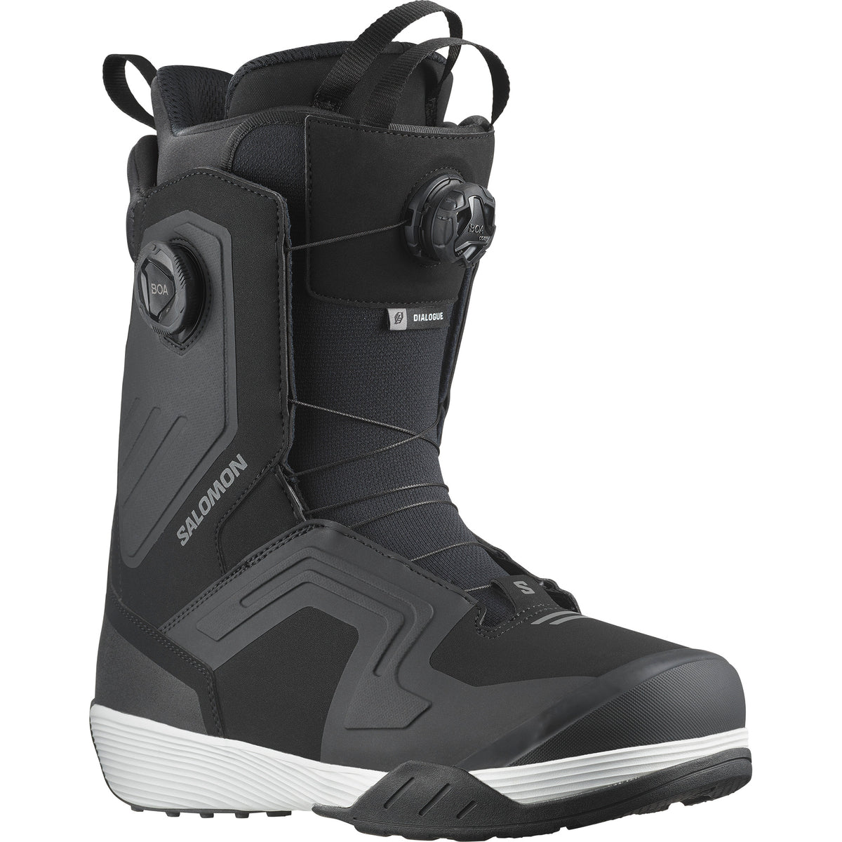 Salomon Dialogue Dual Boa Wide Snowboard Boots Black