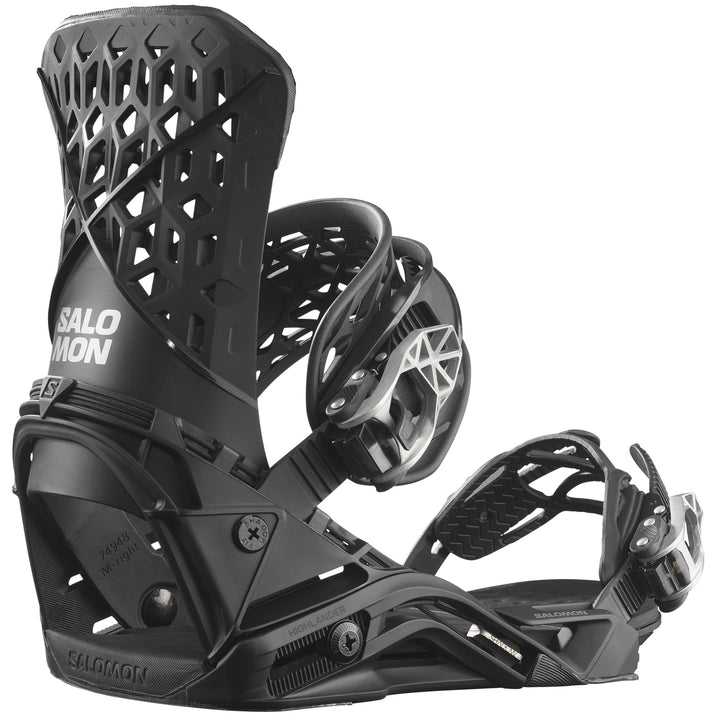 Salomon Highlander Snowboard Bindings 2025 Black