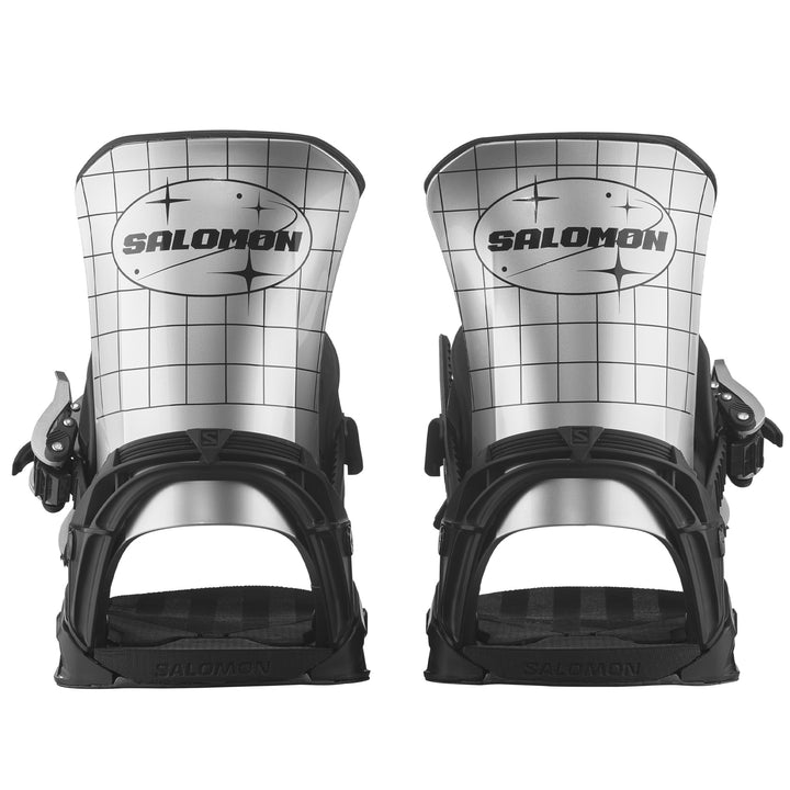 Salomon District Pro Team Snowboard Bindings 2024 Chrome