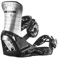 Salomon District Pro Team Snowboard Bindings 2024 Chrome::Chrome