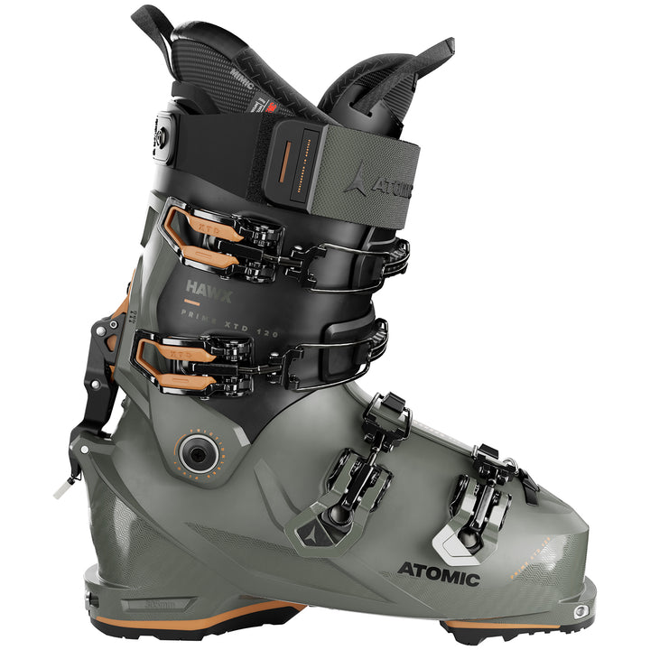 Atomic Hawx Prime XTD 120 GW Alpine Touring Ski Boots 2024 Army Green-X/Black/Orange