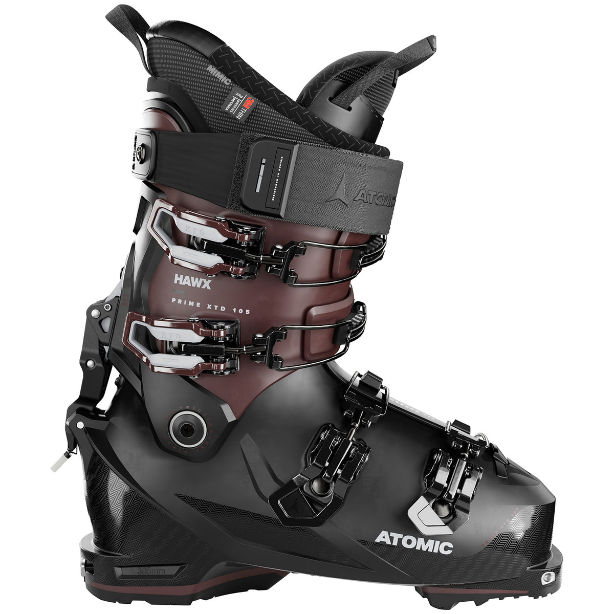 Atomic Hawx Prime XTD 105 GW Alpine Touring Ski Boots - Women's 2024 Black/Rust/Ivory