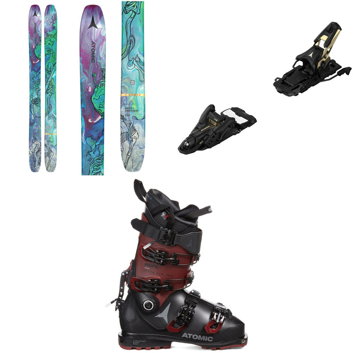 Atomic Bent Chetler 120 Skis + Atomic Shift MNC 13 Alpine Touring Ski Bindings + Atomic Hawx Ultra XTD 130 CT GW Alpine Touring Ski Boots