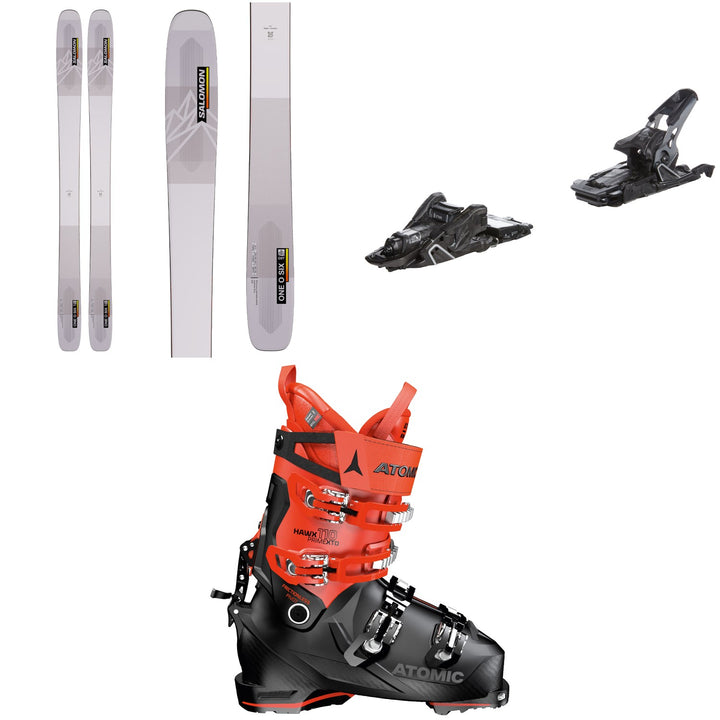 Salomon QST 106 Skis + Salomon S/Lab Shift MNC 13 Alpine Touring Ski Bindings + Atomic Hawx Prime XTD 110 CT GW Alpine Touring Ski Boots 2023