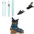 Black Crows Atris Skis 2023 + Atomic Shift MNC 13 Alpine Touring Ski Bindings 2023 + K2 Mindbender 120 MV Alpine Touring Ski Boots 2023