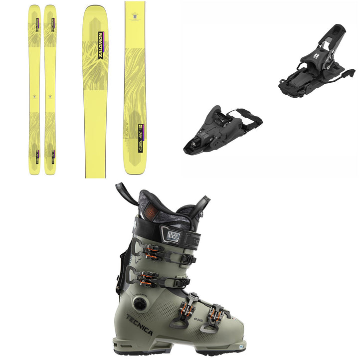 Salomon QST Stella 106 Skis + Armada Shift MNC 10 Alpine Touring Ski Bindings + Tecnica Cochise 95 W DYN Alpine Touring Ski Boots - Women's 2023