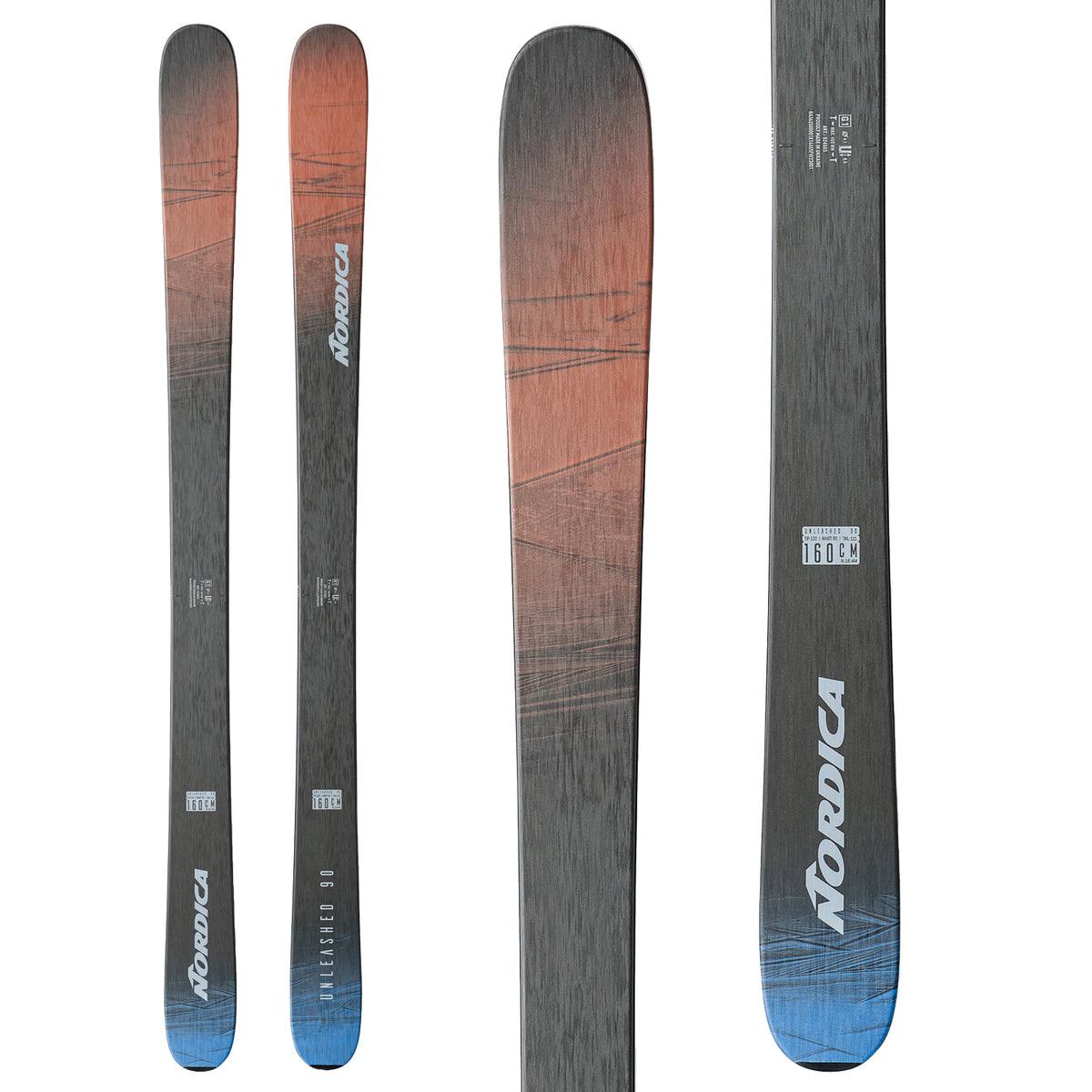 Nordica Unleashed 90 Ice Skis 2024