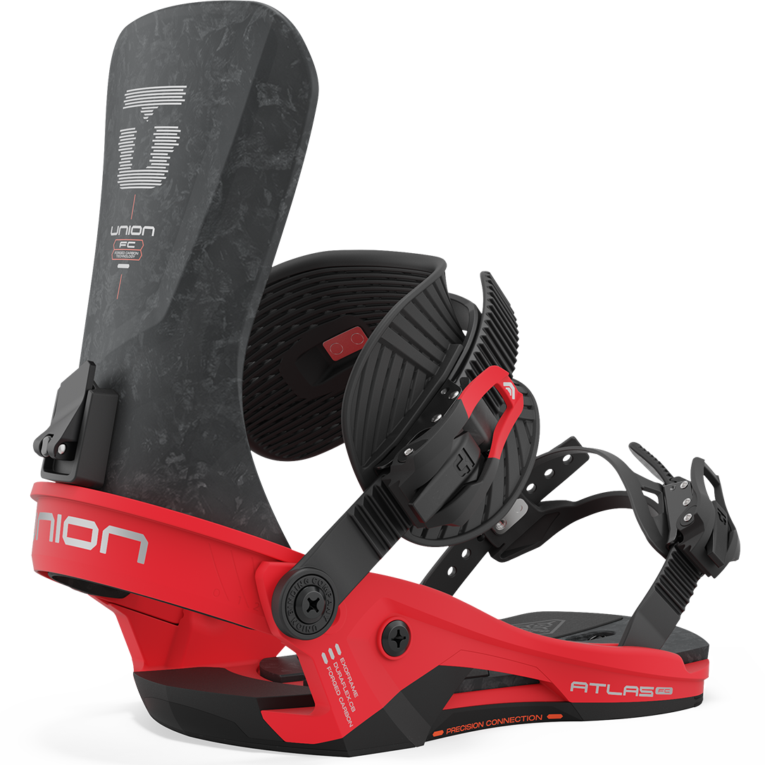 Union Atlas FC Snowboard Bindings 2024 Race Red