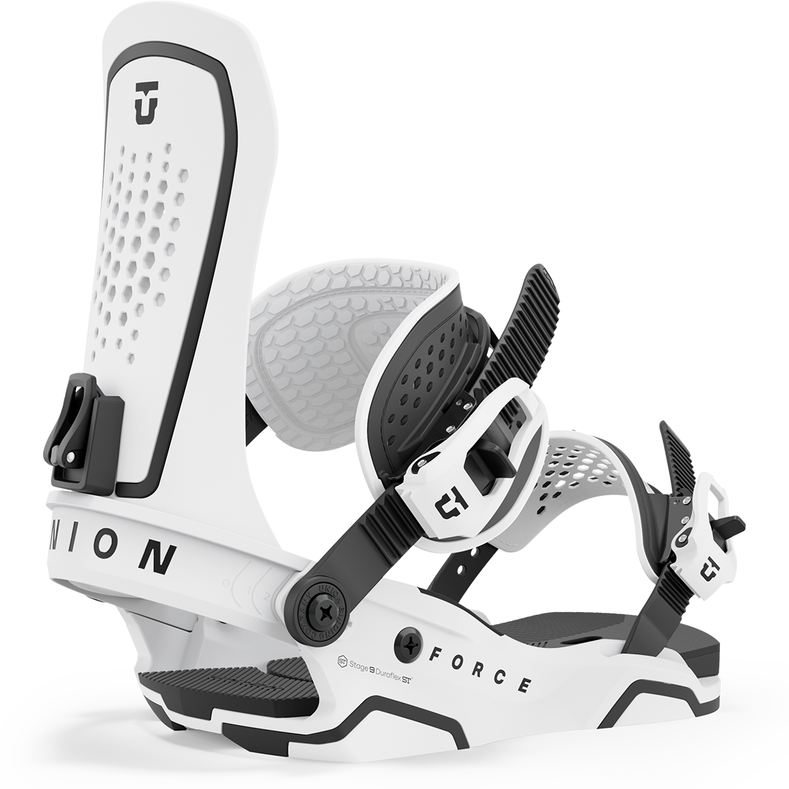 Union Force Snowboard Bindings 2024 White