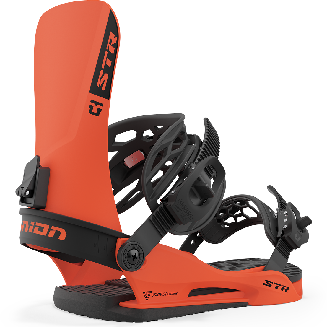 Union STR Snowboard Bindings 2024 Hunter Orange