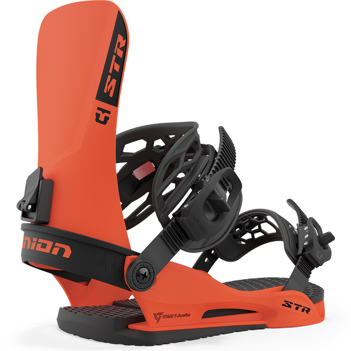 Union STR Snowboard Bindings 2024 Hunter Orange