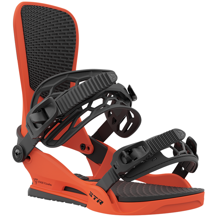 Union STR Snowboard Bindings 2024 Hunter Orange