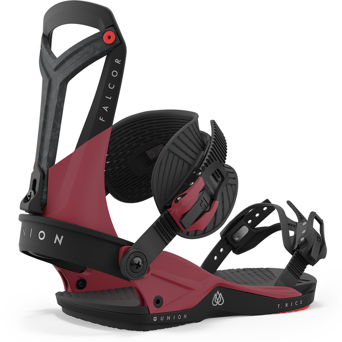 Union Falcor Snowboard Bindings 2024 Red