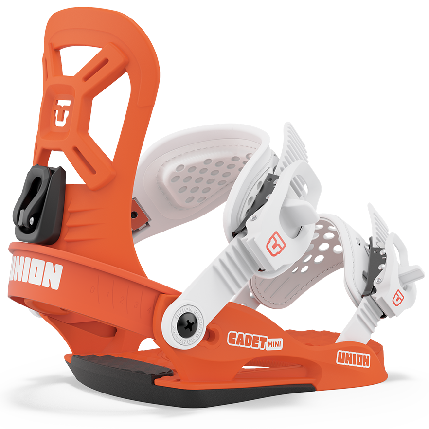 Union Cadet Mini Snowboard Bindings - Kids 2024 Flame Orange