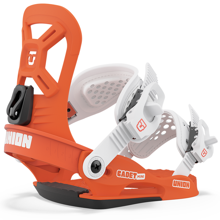 Union Cadet Mini Snowboard Bindings - Kids 2024 Flame Orange