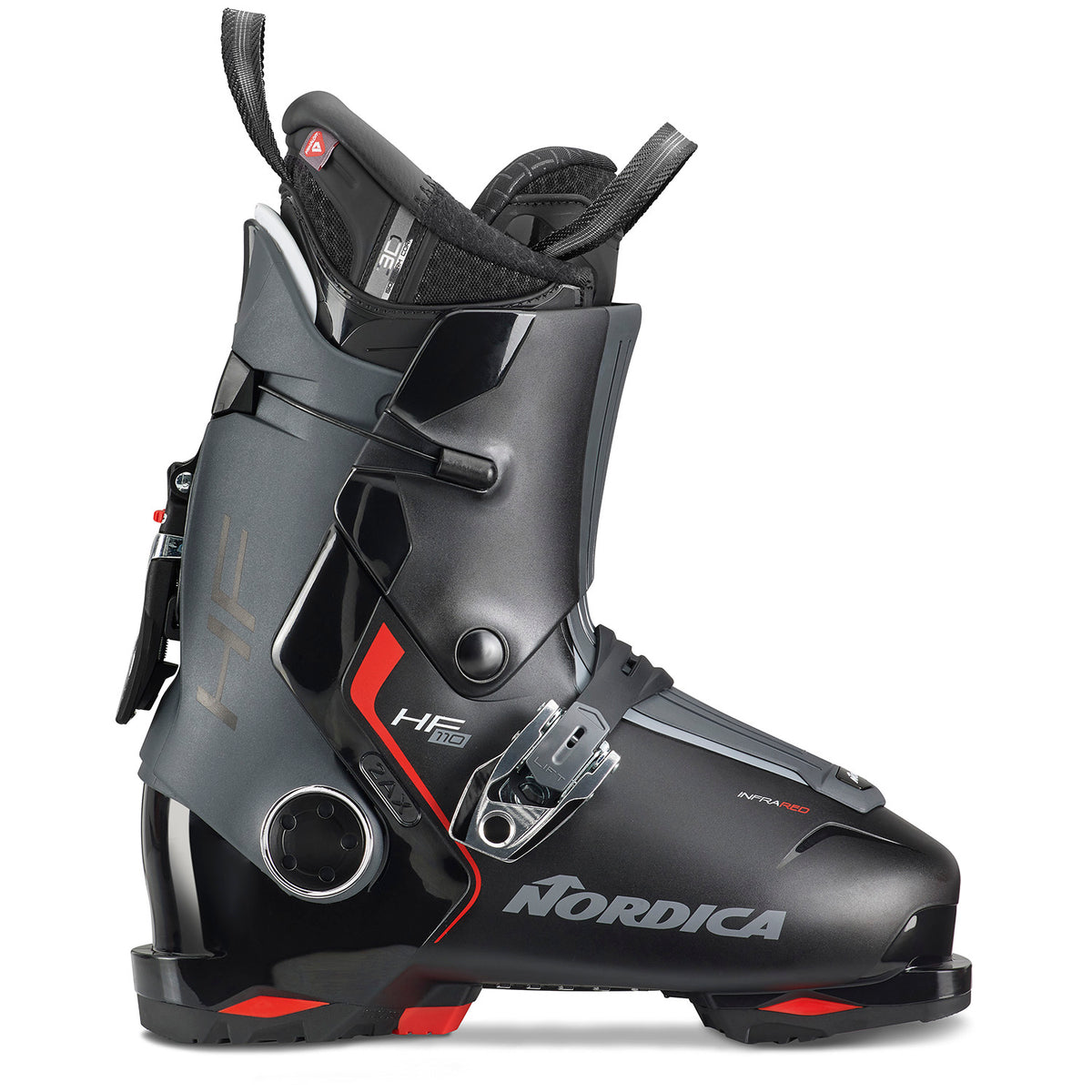 Nordica HF 110 Ski Boots 2024 Black/Anthracite/Red