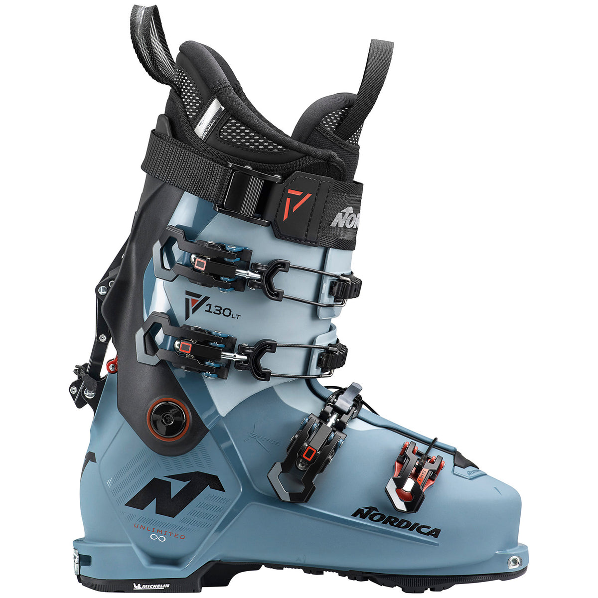 Nordica Unlimited LT 130 DYN Ski Boots 2025 Avio/Black/Red