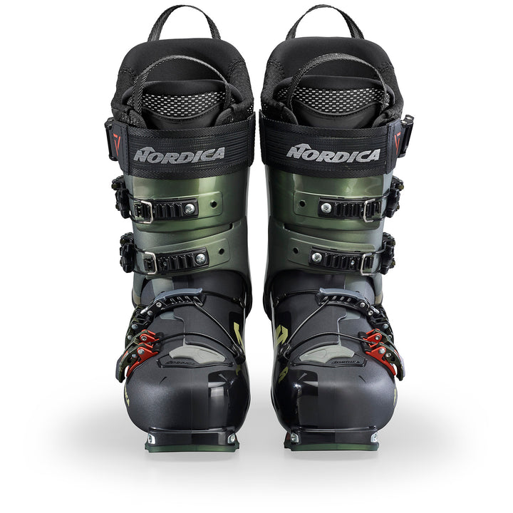 Nordica Unlimited 130 DYN Ski Boots 2025 Black/Irid Green/Red
