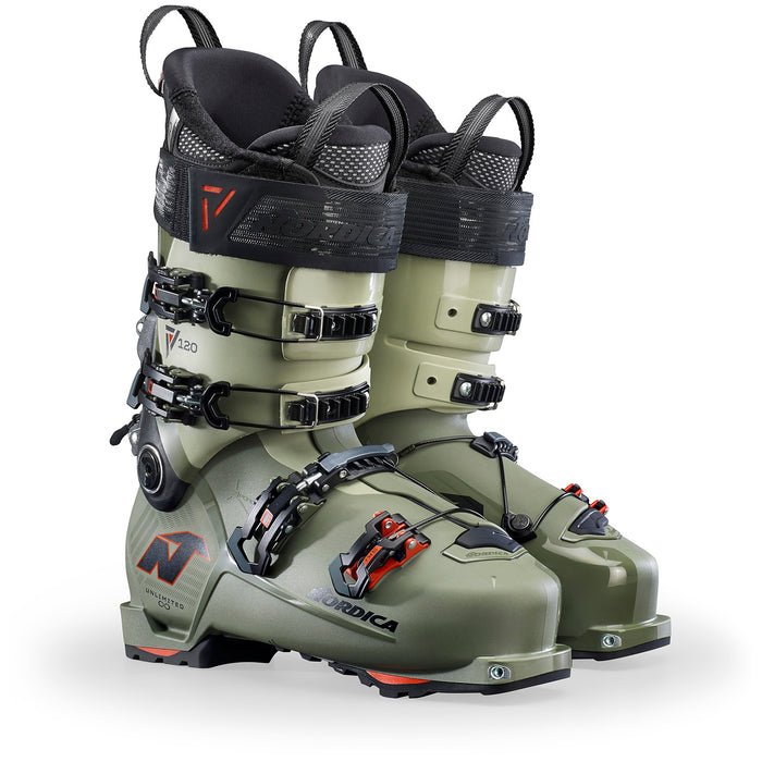Nordica Unlimited 120 DYN Ski Boots 2025 Green/Black/Red