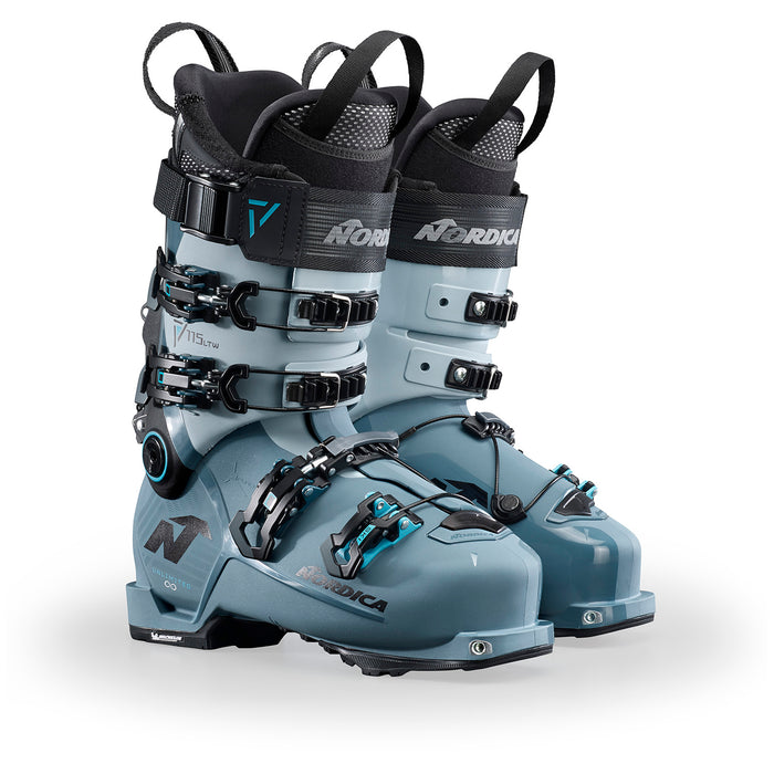 Nordica Unlimited LT 115 W DYN Ski Boots - Women's 2025 Avio/Black/Light Blue
