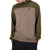 MONS ROYALE Yotei Powder Long-Sleeve Hoodie - Men's Dark Olive/Walnut