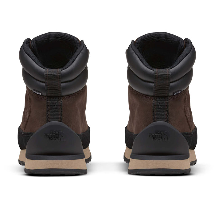 The North Face Back-To-Berkeley IV Leather Waterproof Boots - Men's Demitasse Brown/TNF Black