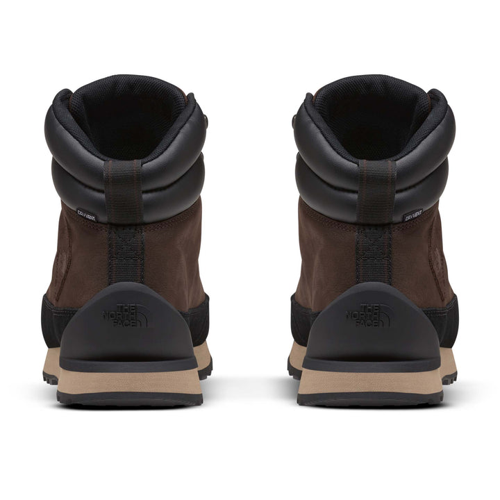 The North Face Back-To-Berkeley IV Leather Waterproof Boots - Men's Demitasse Brown/TNF Black
