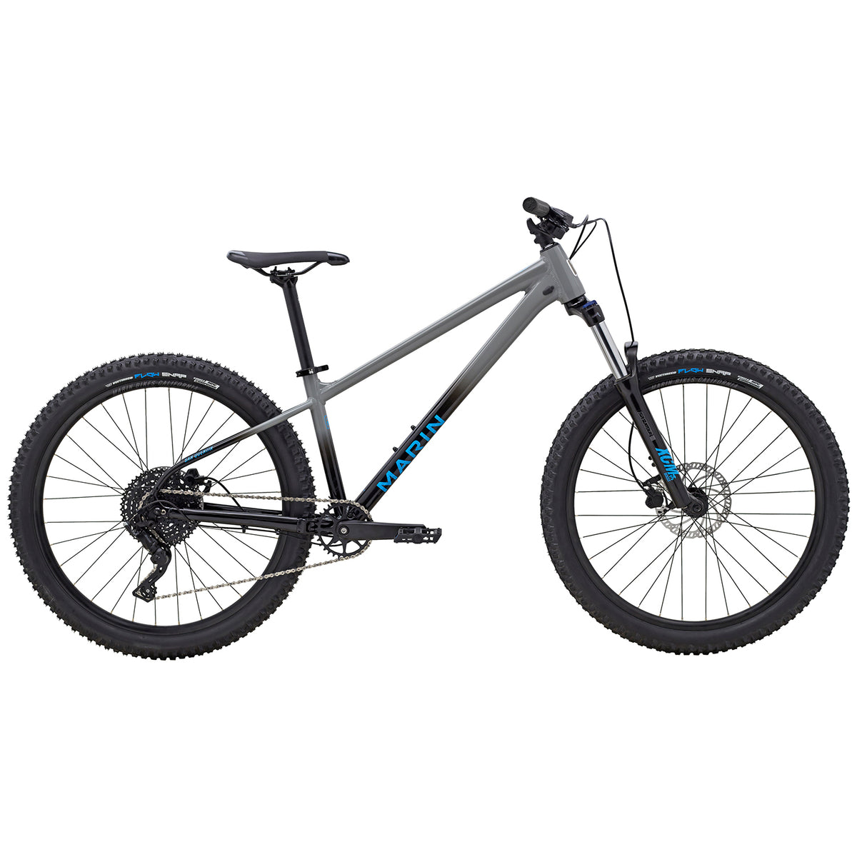 Marin San Quentin 1 Complete Mountain Bike 2023 Gloss Grey/Black/Blue