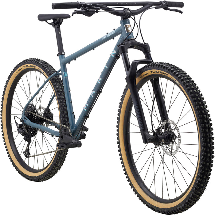 Marin Pine Mountain 1 Complete Mountain Bike 2023 Gloss Grey/Silver/Teal