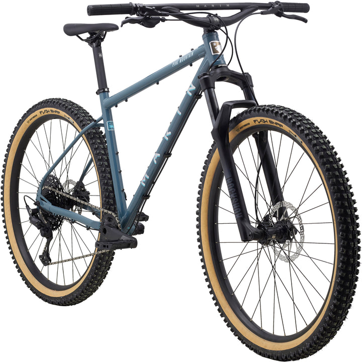 Marin Pine Mountain 1 Complete Mountain Bike 2023 Gloss Grey/Silver/Teal