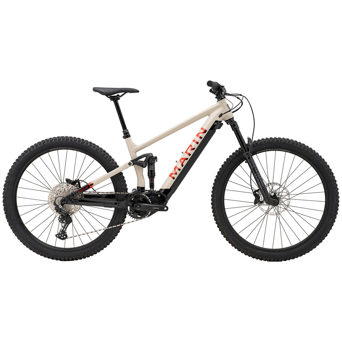 Marin Rift Zone E1 E-Mountain Bike 2023 White/Dark Grey