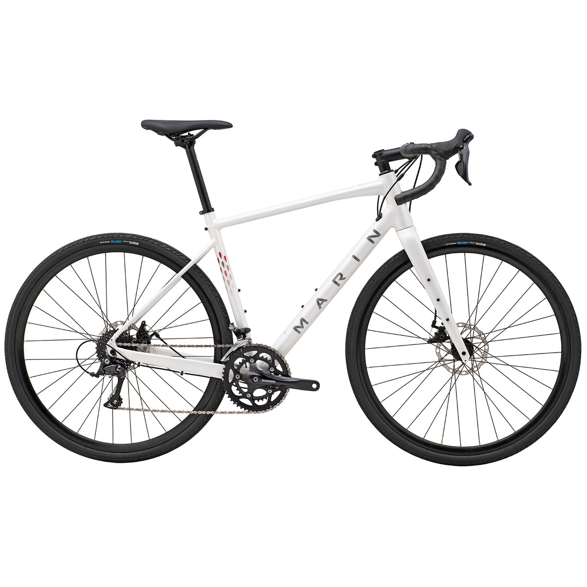 Marin Gestalt 1 Complete Bike 2023 Gloss White/Grey