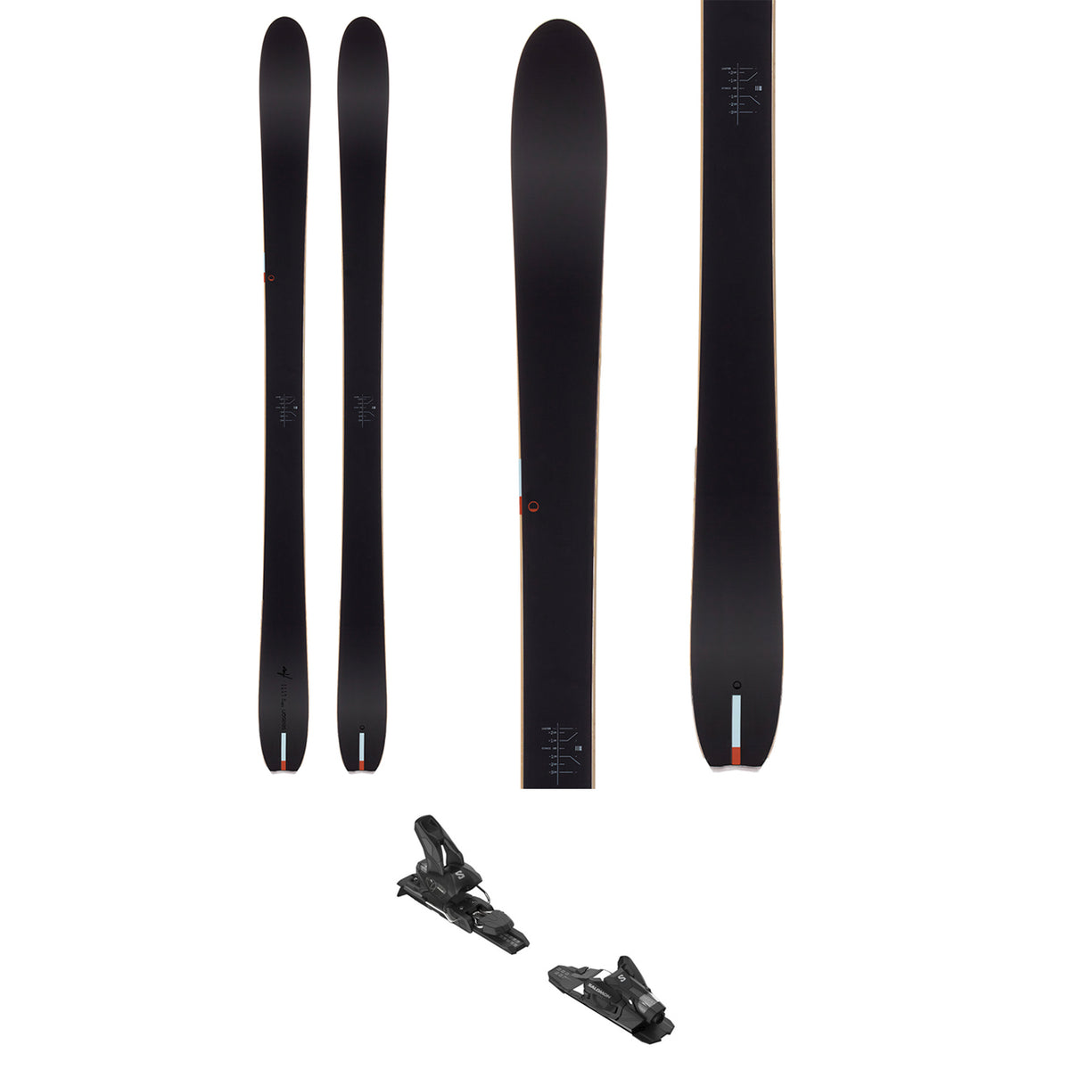 Season Aero Skis + Salomon Strive 13 Demo Ski Bindings 2023