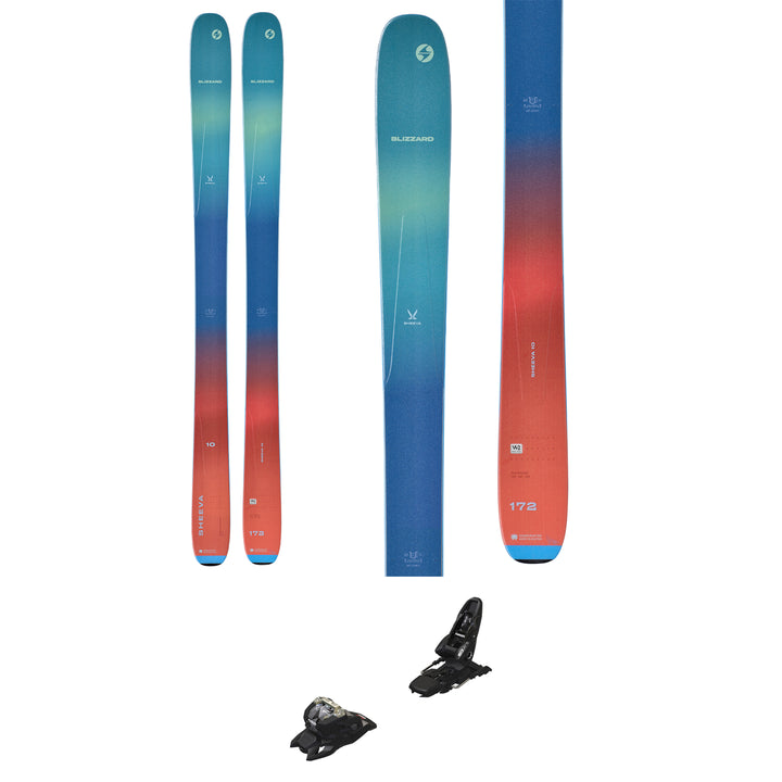 Blizzard Sheeva 10 Skis + Marker Squire 11 Ski Bindings - Women's 2023