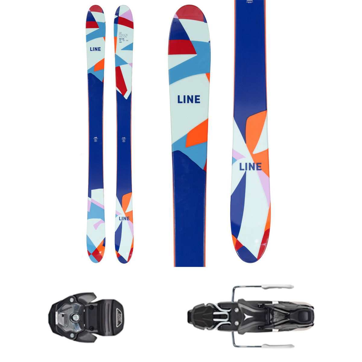 Line Skis Sir Francis Bacon Skis + Atomic Warden 11 MNC Ski Bindings 2023