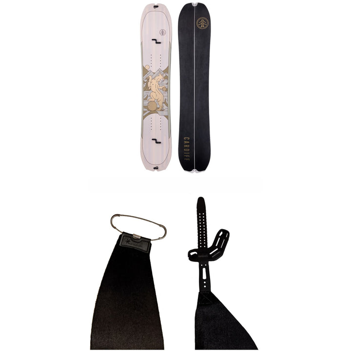 Cardiff Lynx Boundary Splitboard + Karakoram Ranger Skins 2025