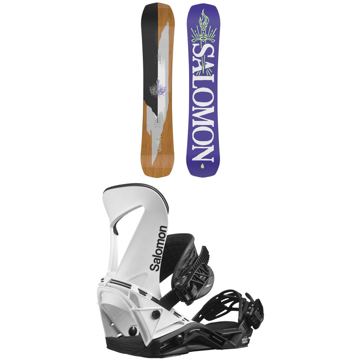 Salomon Assassin Snowboard + Hologram Snowboard Bindings 2023
