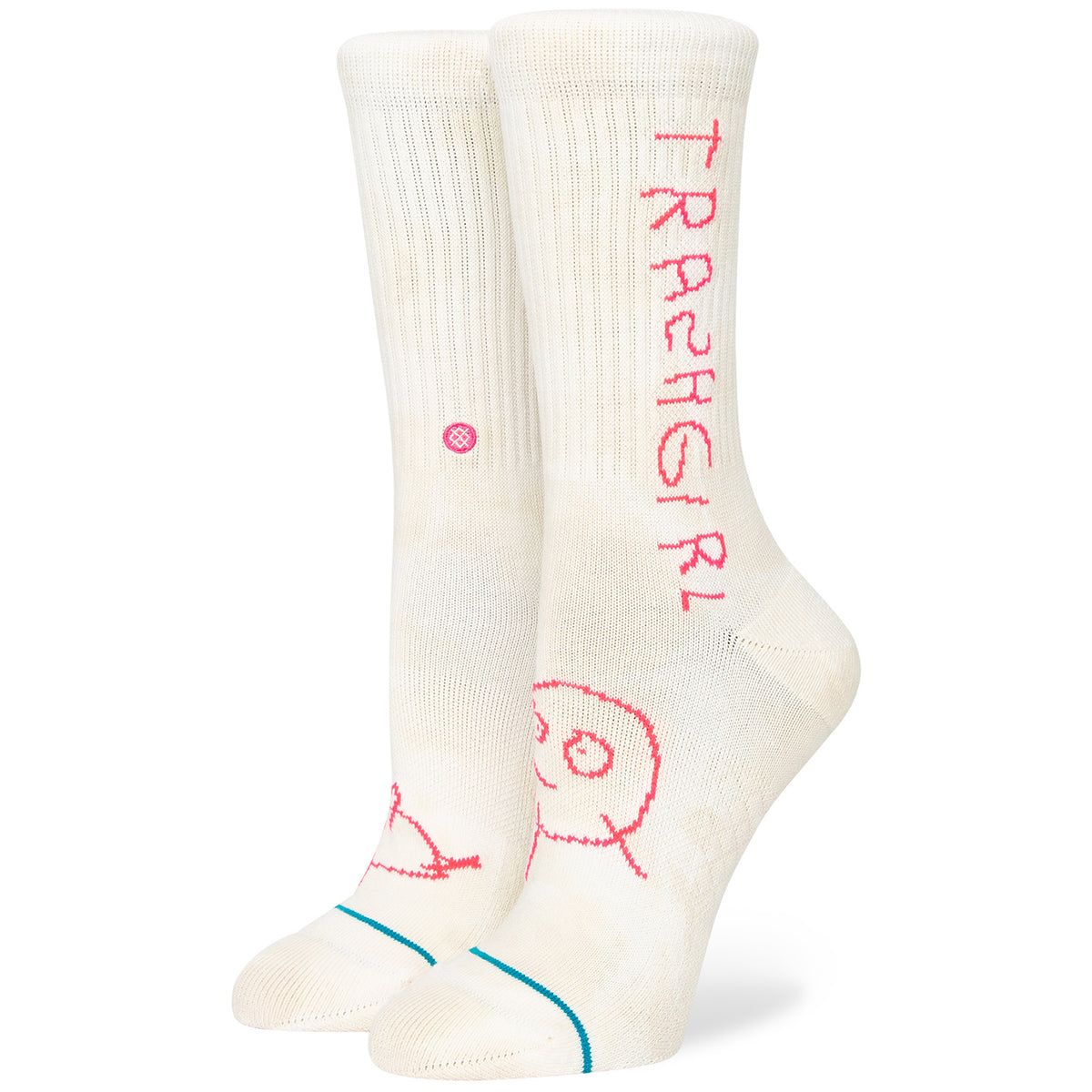 Stance Trashgirl Socks - Women's Off White