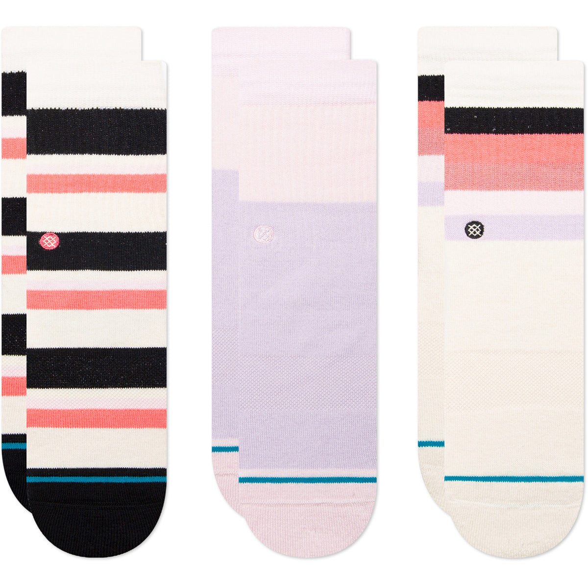 Stance Bounce Back 3-Pack Socks - Kids' Lilacice