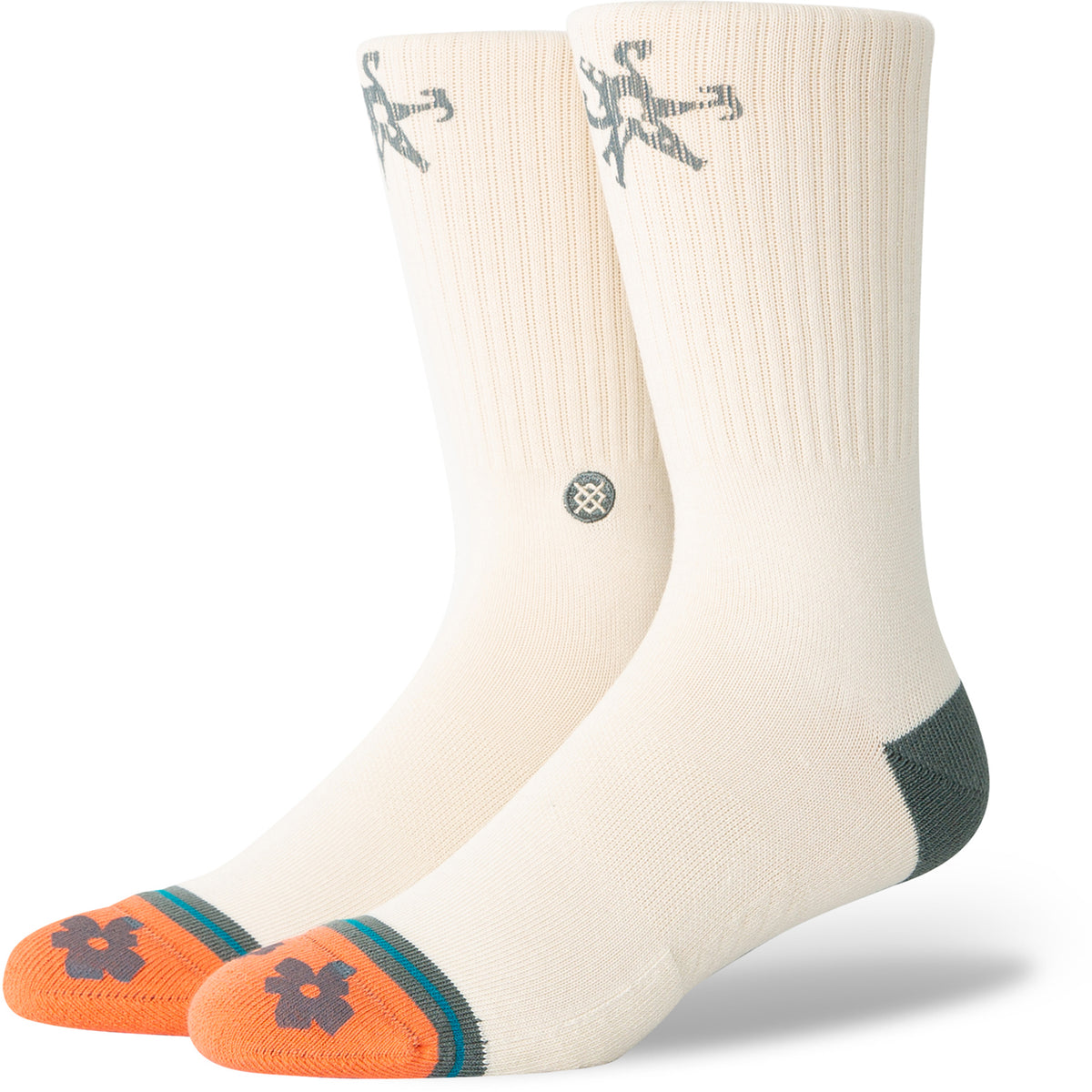 Stance Frayed Socks Vintage White