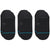 Stance Icon No Show 3-Pack Socks Black